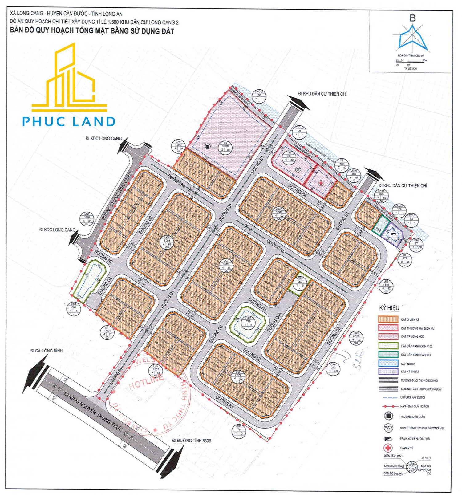  Bản đồ quy hoạch của Long Cang New